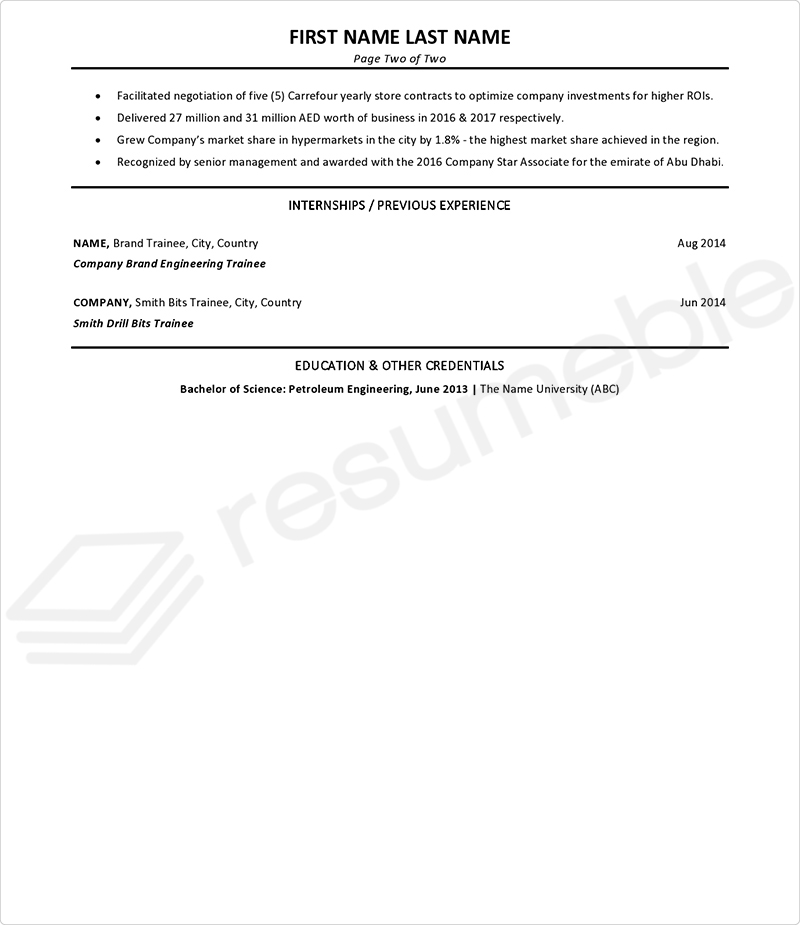 Sample Resumes for Management Consulting 